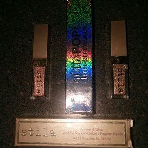Stila glitter eye shadow & to faced glitter liner